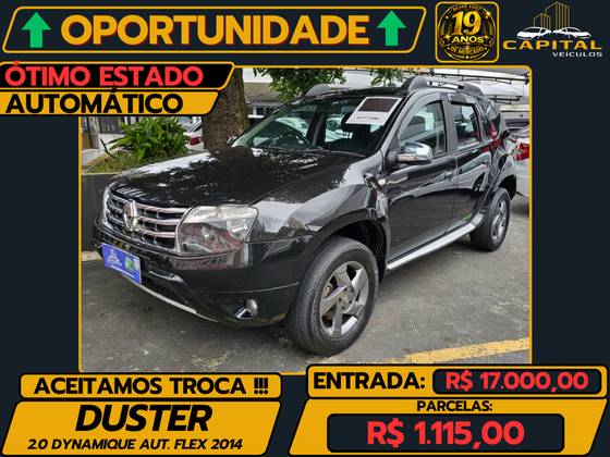 RENAULT DUSTER 2.0 DYNAMIQUE 4X2 16V FLEX 4P AUTOMÁTICO
